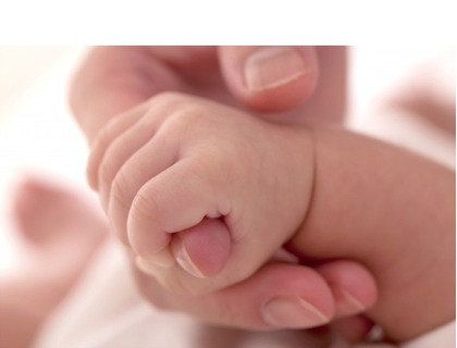 Baby Hand Holding Finger