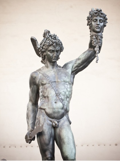 Perseus Holding Medusa's Head, by Cellini 