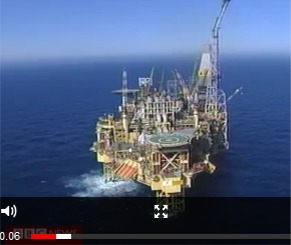  Shell Platform in North Sea Off Coast of Aberdeen