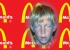 Sick boy with McDonald's Logo